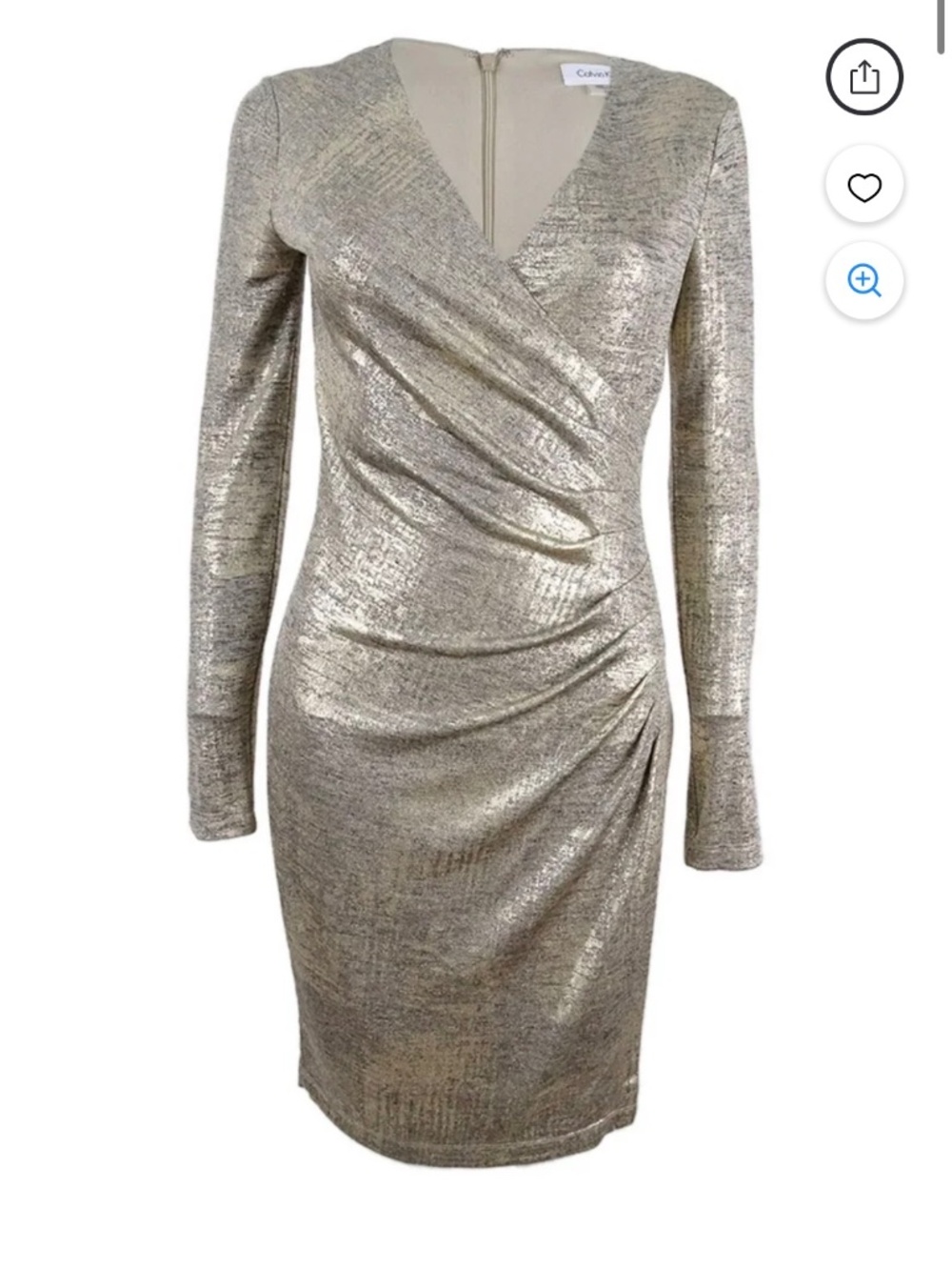 Metallic dress